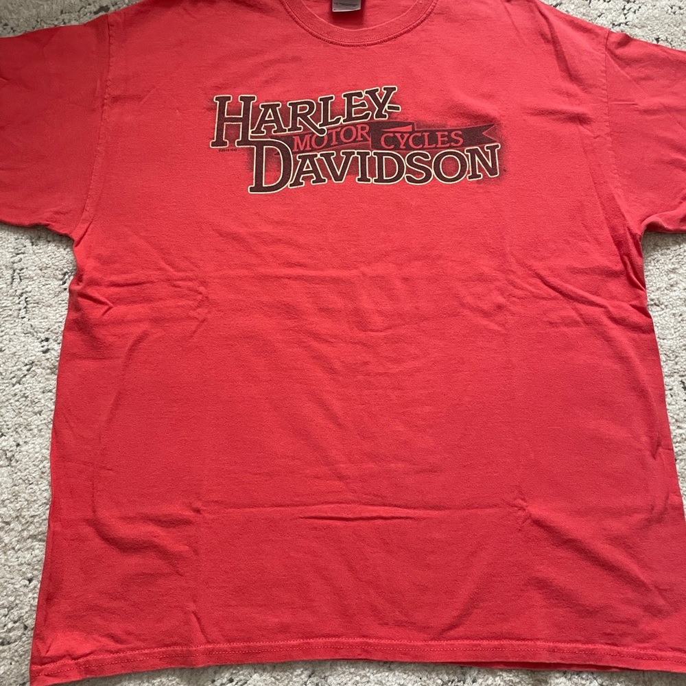 Harley-Davidson Red Men's T-Shirt